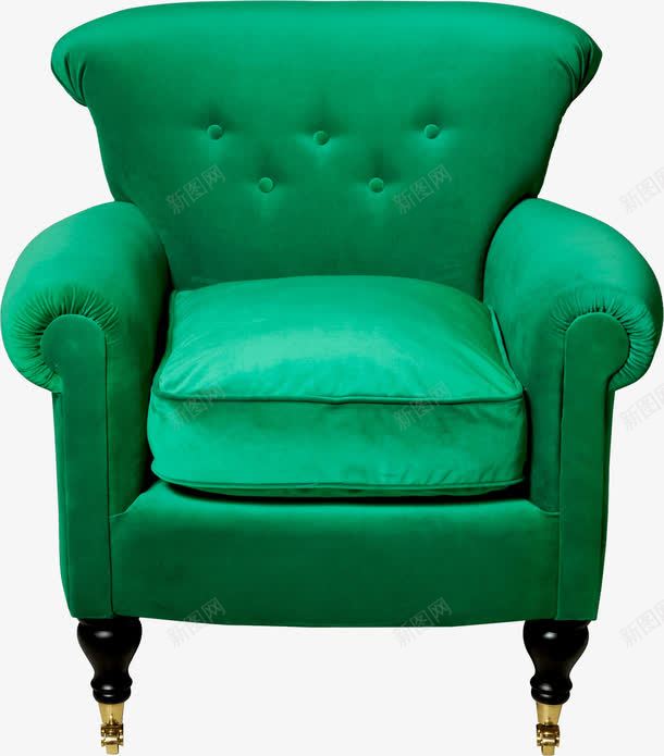 绿色单人沙发椅png免抠素材_88icon https://88icon.com 单人沙发 客厅 家具 家居 扶手椅 椅子 沙发 沙发椅 简约 纯色 绿色 舒服 软垫沙发 高档