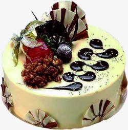 蛋糕折页巧克力蛋糕甜品折页高清图片