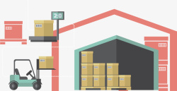 房子车货品仓库厂房高清图片