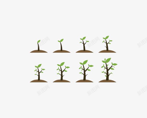 小树苗成长过程png免抠素材_88icon https://88icon.com 个人成长 卡通 发芽 小树苗 成长之路 手绘 简图 豆子发芽 长大