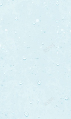 水珠蓝色底纹背景素材