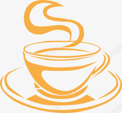 解暑饮品手绘的胶囊咖啡饮品矢量图图标图标