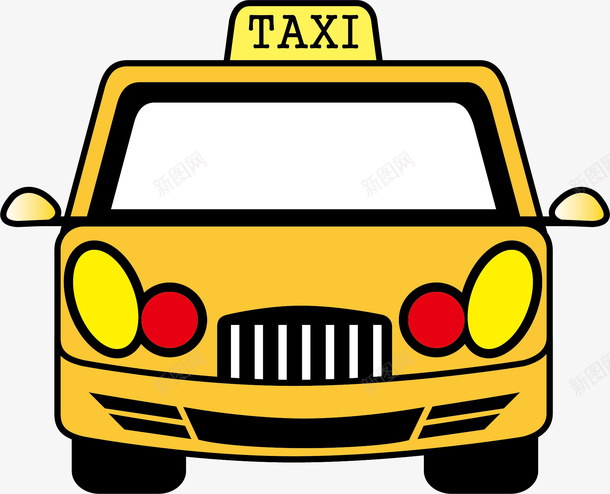 出租车营运的客运车辆矢量图ai免抠素材_88icon https://88icon.com 出租 客运 客运车 客运车名片 客运车辆 正面 营运的客运车辆 矢量图