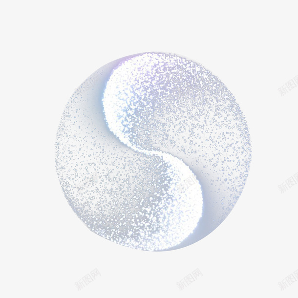 手绘创意颗粒太极图png免抠素材_88icon https://88icon.com 中国风 卡通手绘 太极 水彩 渐变色 紫色 颗粒