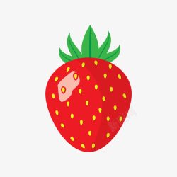 草莓点缀背景图草莓高清图片