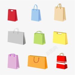 购物纸质手提袋购物袋高清图片