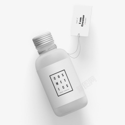 空白塑料瓶女生化妆品包装用塑料瓶案高清图片