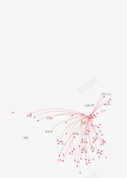 地图辐射线条素材