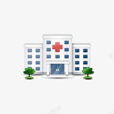 红十字医院图标图标