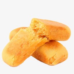 黄色肉松小面包素材
