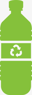 循环标志环保绿色循环利用瓶子矢量图图标图标