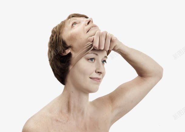 蜕去皱纹png免抠素材_88icon https://88icon.com 化妆 年轻态 抗衰老 淡化皱纹 美容