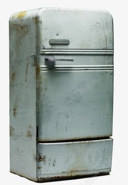 厨卫电器破旧电冰箱高清图片