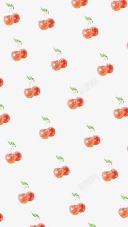 水果樱桃壁纸背景装饰素材