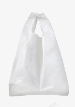 空白包装袋手绘白色超市购物袋高清图片