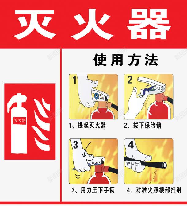 灭火器使用方法png免抠素材_88icon https://88icon.com 标志 灭火器 设计 透明