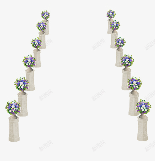 适合在婚礼的时候使用png免抠素材_88icon https://88icon.com 优雅的花柱 典雅的花柱 大方的花柱 婚礼花柱 漂亮的花柱 美丽的花柱 高贵的花柱