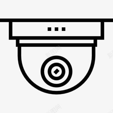安全护目镜安全摄像机图标图标