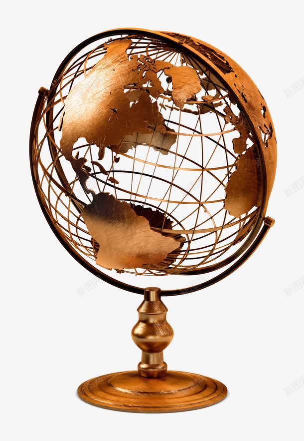 金色地球仪png免抠素材_88icon https://88icon.com 3D 不锈钢 东方 全球商务 地球 欧洲 球体 电脑合成 经纬线地球 金属地球 金属星球 金色地球仪