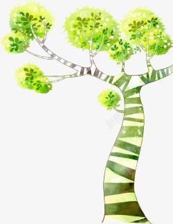 绿色创意环保大树意境素材