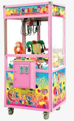 自动售货机毛绒猴子自动投币娃娃机高清图片