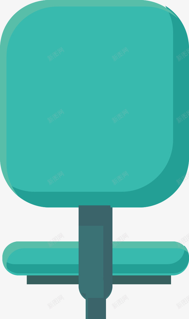 绿色的椅子矢量图ai免抠素材_88icon https://88icon.com 几何 坐位 坐席 座位 座椅 椅子 椅背 矢量图 绿色 转椅 轮椅 颜色