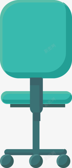 高贵椅子座椅绿色的椅子矢量图高清图片