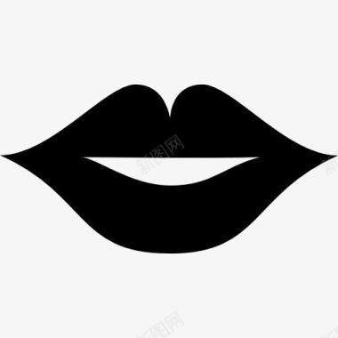 女性性感的嘴唇图标图标