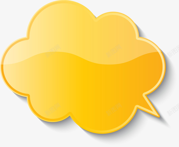 发光的黄色对话框png免抠素材_88icon https://88icon.com 不规则图形 光效 光芒 几何图形 发光 对话泡泡 彩色 星光 泡泡 泡泡光效 聊天泡泡 语音泡泡