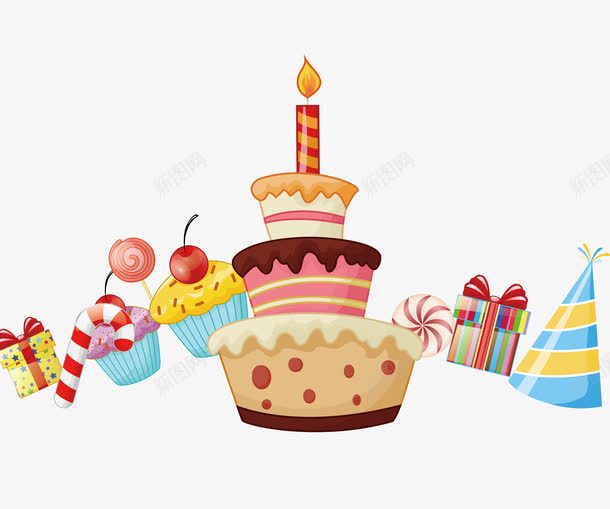 卡通生日蛋糕png免抠素材_88icon https://88icon.com 卡通 卡通元素 定制蛋糕卡通 生日蛋糕 生日蛋糕图片免费下载 礼物 蜡烛 食物 鼠