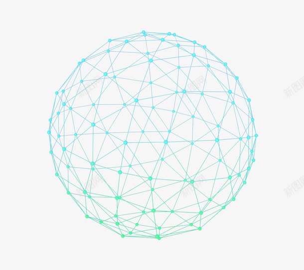 几何线条球png免抠素材_88icon https://88icon.com 几何 形状 球体 线条