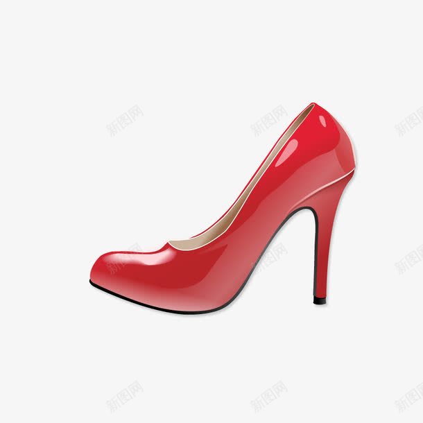 红色现代海报装饰png免抠素材_88icon https://88icon.com 买买买 女人 女性 海报 现代 装饰 购物 逛街 高跟鞋