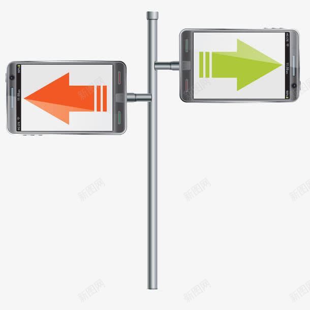 手绘手机箭头路牌png免抠素材_88icon https://88icon.com 手机 手绘 杆子 标杆 箭头 路牌 路边牌子