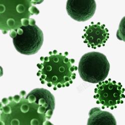 细菌球素材库绿色有害细菌球库高清图片