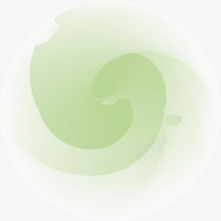 扭曲冂圆圈绿色扭曲光芒高清图片