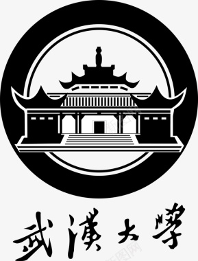 党徽标志素材武汉大学logo矢量图图标图标