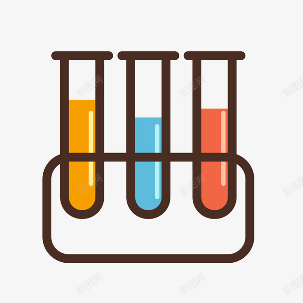 化学试管案矢量图ai免抠素材_88icon https://88icon.com 化学 化学器械 卡通 开学 开学啦 开学日 手绘 矢量图 简笔画 纹路 线条 药剂 装饰 试管 试管模型 质感