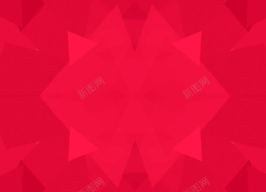 红色不规则几何形状片背景背景