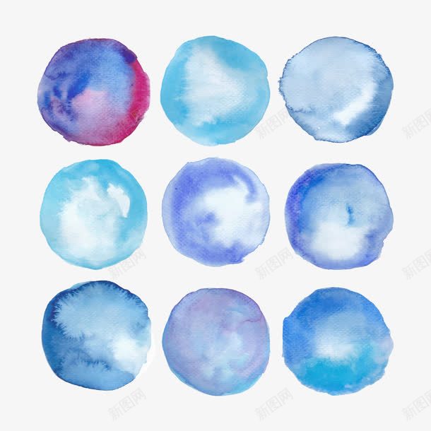 水彩泡泡图案笔刷png免抠素材_88icon https://88icon.com 图案 圆圈 墨迹 水彩 水彩泡泡 水擦 水染 泡泡 涂抹 涂鸦 笔刷 蓝色