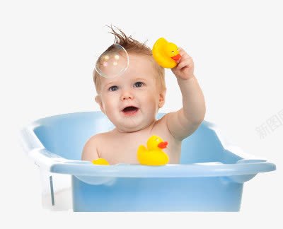 正在洗澡的宝宝png免抠素材_88icon https://88icon.com 泡泡 玩具 皮肤清洁 盆子