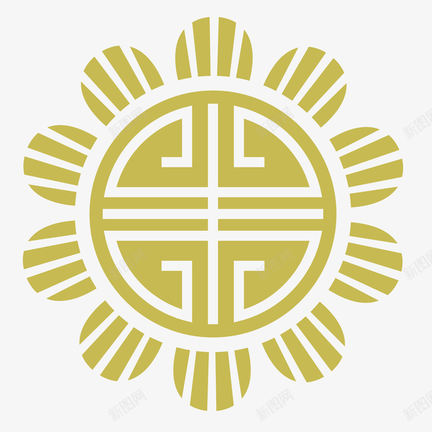 中国风装饰矢量图ai免抠素材_88icon https://88icon.com 中国 中国风 圆圈 圆形 太阳 手绘 纹路 花纹 装饰 矢量图