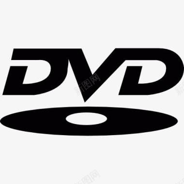 存储DVD光盘的标识图标图标