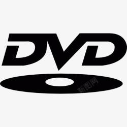 视频技术DVD光盘的标识图标高清图片