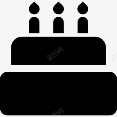 蛋糕生日蛋糕图标图标