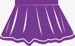 制服女生紫色短裙高清图片