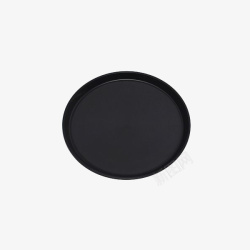 黑色中性款黑色圆形水果托盘高清图片