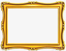 金色相框png免抠素材_88icon https://88icon.com 欧式 相框 镜框