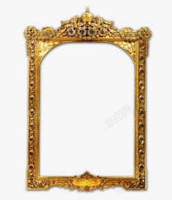 金色奢华古典欧式油画框素材