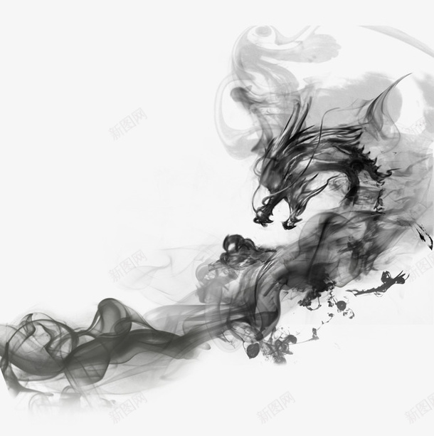 中国风意境水墨风山水画png免抠素材_88icon https://88icon.com 中国风 传统风景画 山水画 意境 水墨