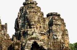 柬埔寨吴哥遗迹风景二素材